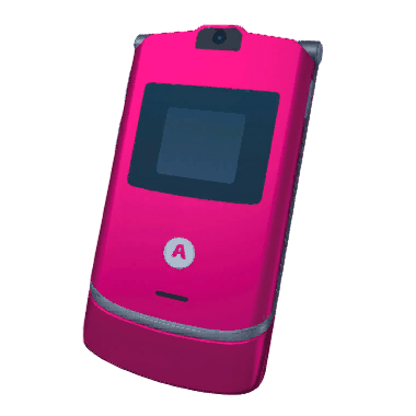 Pink flip phone repair reference